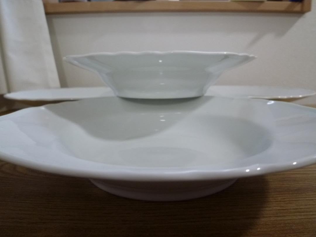 アウガルテン ウィンナーローズ 24cm スーププレート 3枚セット